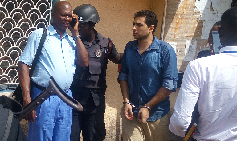 Jihad Chaaban, the supervisor at Marwako Restaurant, who allegedly dipped the face of a female worker into pepper, was yesterday remanded by the Abeka District Court.